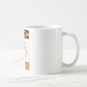 Caneca De Café Bassoonist Temperamental de advertência