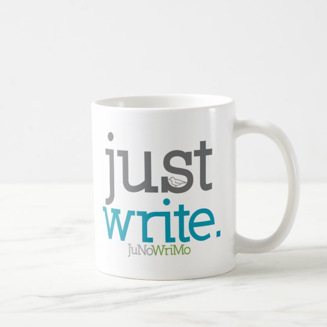 Caneca De Café Basta escrever JuNoWriMo Mug (Direita)