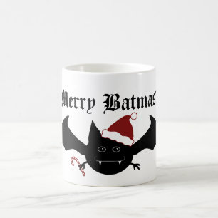 Caneca De Café Bastão gótico engraçado do Feliz Natal para