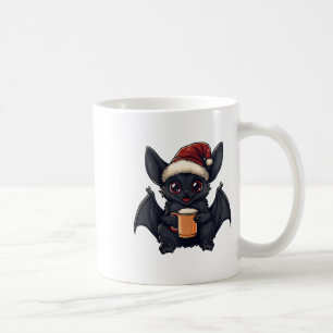 Caneca De Café Bat Animal Engraçado De Natal Com Bicho De Cerveja