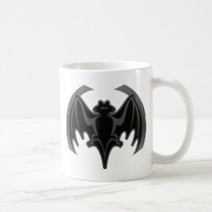 Caneca De Café Bat Black Inv The MUSEUM Zazzle Gifts