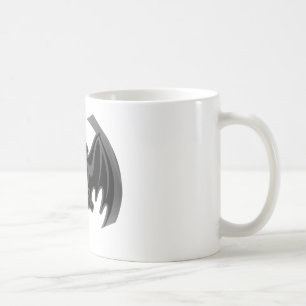 Caneca De Café Bat Black Inv The MUSEUM Zazzle Gifts