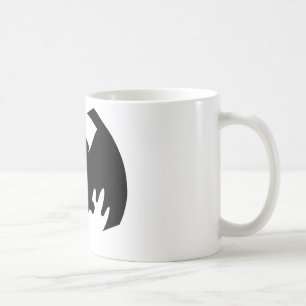 Caneca De Café Bat Black The MUSEUM Zazzle Gifts