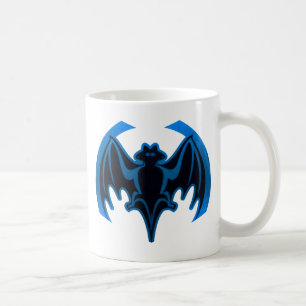 Caneca De Café Bat Blue O MUSEUM Zazzle dá presentes