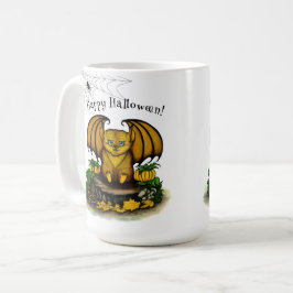 Caneca De Café Bat Bonito do Halloween