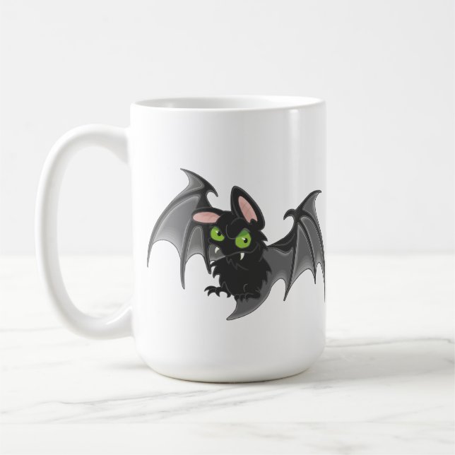 Caneca De Café Bat Bonito e Halloween de Aranha (Esquerda)