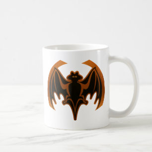 Caneca De Café Bat Brown O MUSEUM Zazzle dá presentes