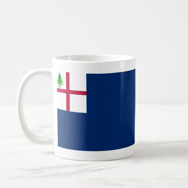 Caneca De Café Batalha da Revolução Americana da bandeira do (Esquerda)