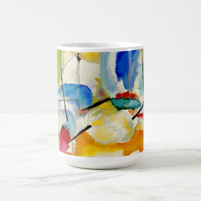 Caneca De Café Batalha Naval de Kandinsky 1913 (Centro)