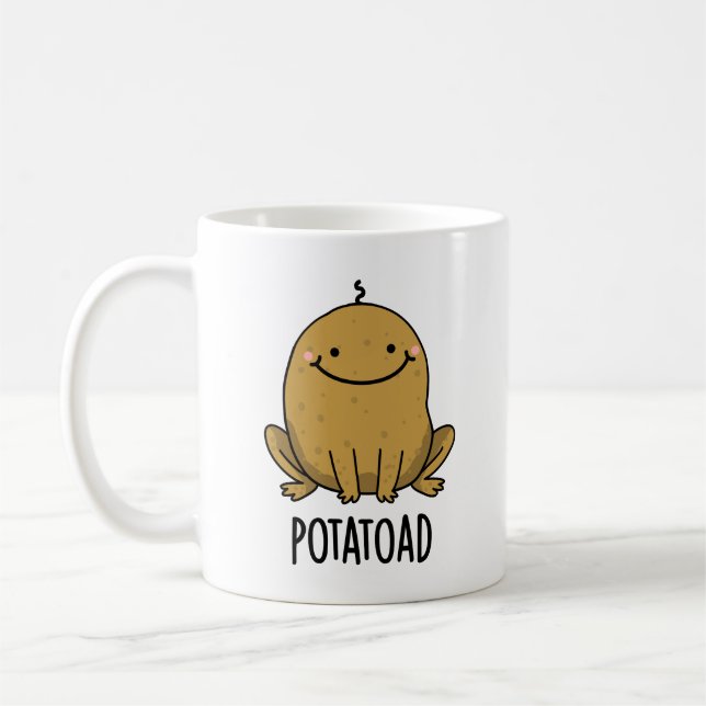 Caneca De Café Batata de Batata Engraçada Com Potatoad (Esquerda)