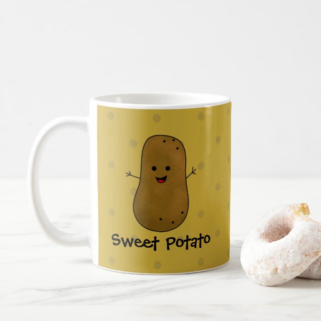 Caneca De Café Batata doce (Com Donut)