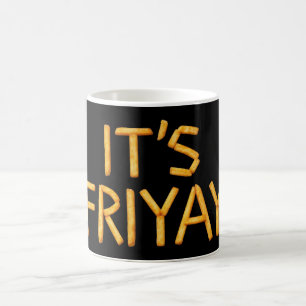 Caneca De Café Batata Frita de Sexta-feira