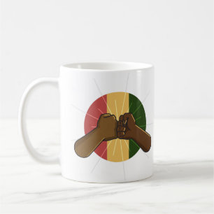 Caneca De Café Batatas Negras Libras Saudações