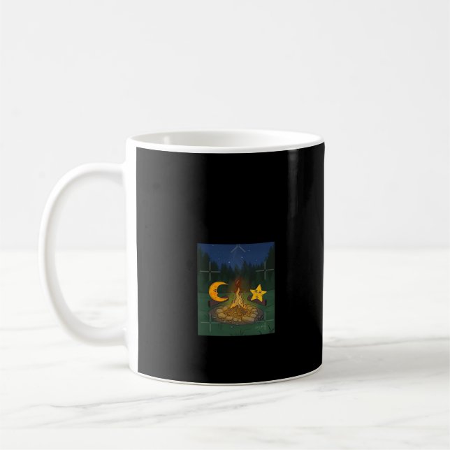 Caneca De Café Bate-papo Entre O Gráfico Da Lua (Esquerda)