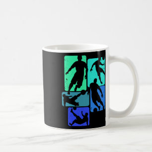 Caneca De Café Batedor de Cabra de Futebol Número 7 Chutando Fute