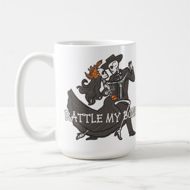 Caneca De Café Bater Meus Ossos (Esquerda)