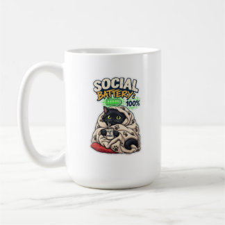 Caneca De Café Bateria Alta