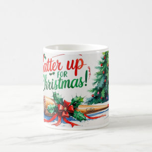 Caneca De Café Bateria de baseball no Natal