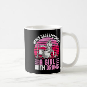 Caneca De Café Bateria Feminina Conjunto de Bateria Bateria Diver