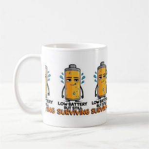 Caneca De Café Bateria fraca
