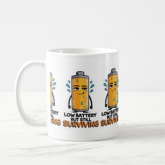 Caneca De Café Bateria fraca (Esquerda)