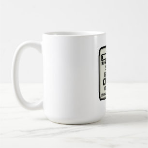 Caneca De Café Bateria Social Crítica Design de Tecnologia Divert