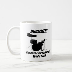 Caneca De Café Baterista