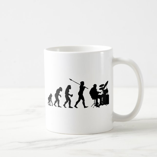 Caneca De Café Baterista (Direita)