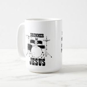 Caneca De Café Baterista De culto Da Equipe Mug Para Jesus