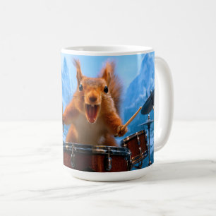 Caneca De Café Baterista Esquilo