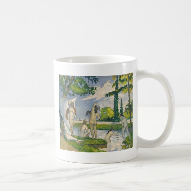 Caneca De Café Bathers de Paul Cezanne | (Direita)