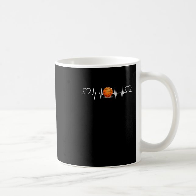 Caneca De Café Batida de Basquete Funny Basball Lover (Direita)
