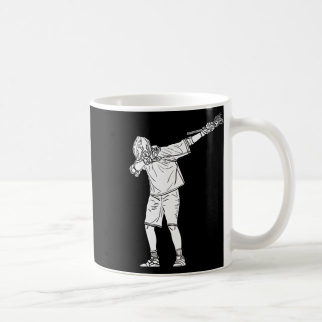 Caneca De Café Batida Juvenil Batida de Lacrosse (Direita)