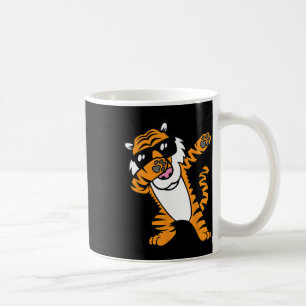 Caneca De Café Batido Tigre Legal Dançando Gato Grande