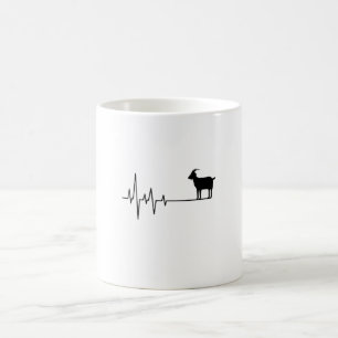 Caneca De Café Batimento Cardíaco de Cabra