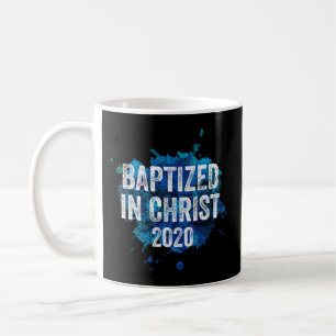 Caneca De Café Batizado em Cristo 2020 Igreja Batismo Cristã C