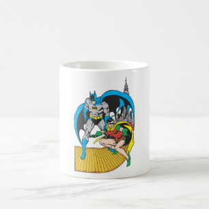 Caneca De Café Batman e Robin Escape