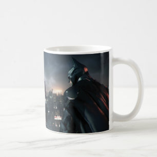 Caneca De Café Batman Olhando Sobre Cidade