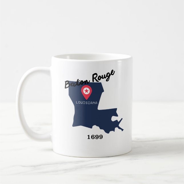 Caneca De Café Baton Rouge coffee mug  (Esquerda)