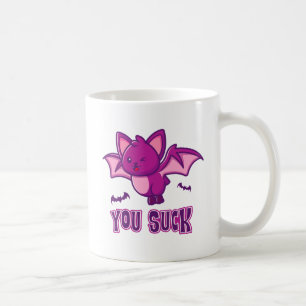 Caneca De Café Bats de Vampiro bonitos e Dias de as Bruxas engraç