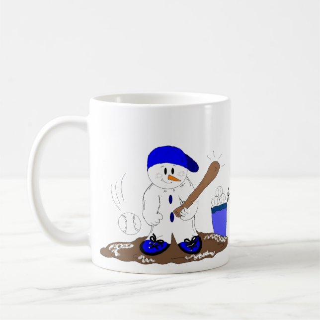 Caneca De Café Batter Snowman (Esquerda)