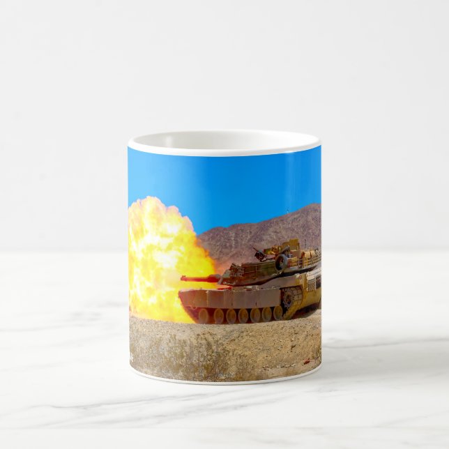 Caneca De Café BATTLE TANK - Abrams M1 (Centro)