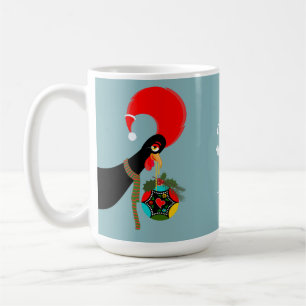 Caneca De Café Bauble de Natal Sagrado do Galo Português