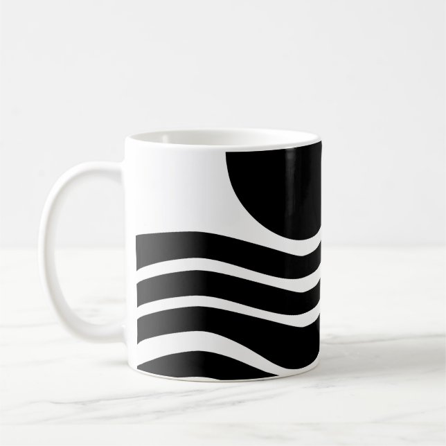 Caneca De Café Bauhaus Abstrato Coffee Mug (Esquerda)