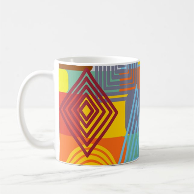 Caneca de Café Bauhaus Design Three (Esquerda)