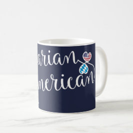 Caneca De Café Bávaro Americano Entwined Hearts Mug