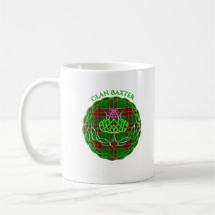 Caneca De Café Baxter Scottish Tartan Celtic Thiste