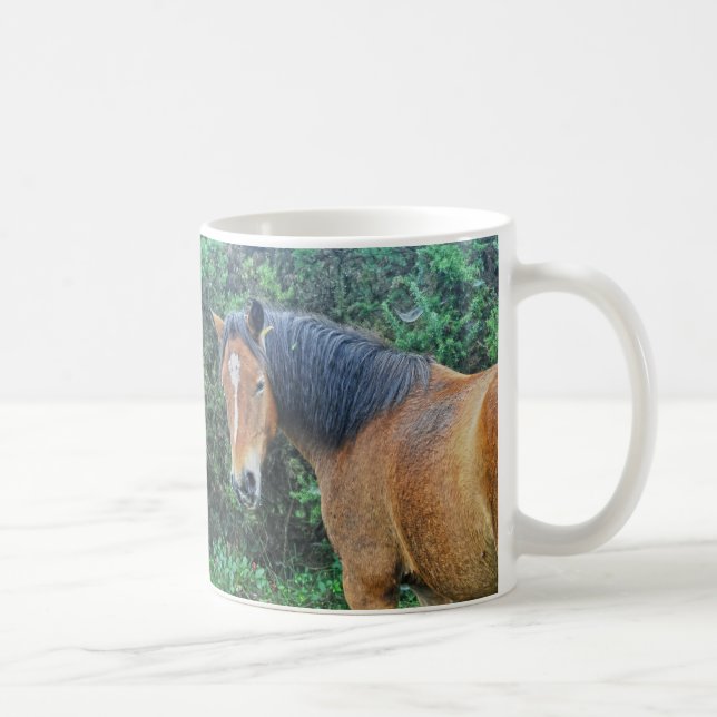 Caneca De Café Bay New Forest Pony de Hampshire, Inglaterra (Direita)