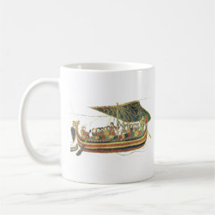 Caneca De Café Bayeux Tapeçaria a velejar