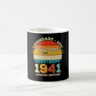 Caneca De Café Bday de 84 anos 1941 Incrível 84º presente de aniv